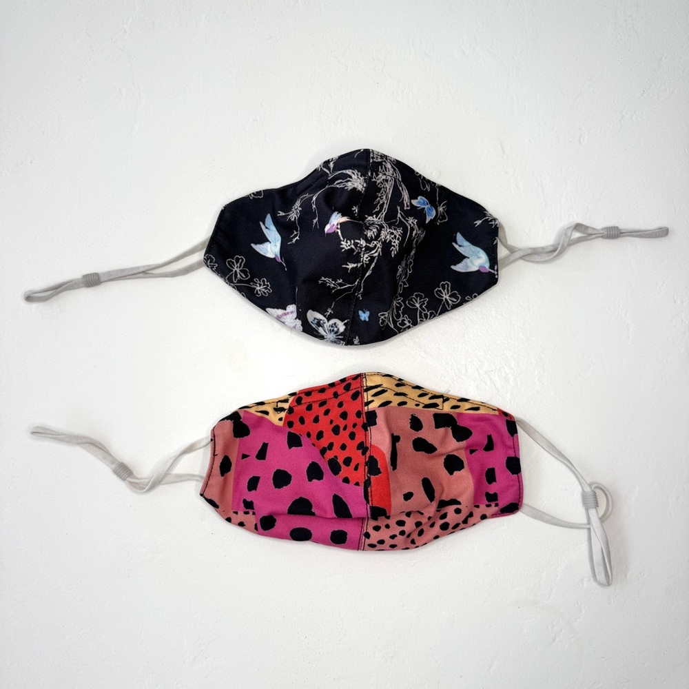 TWO FACE MASKS